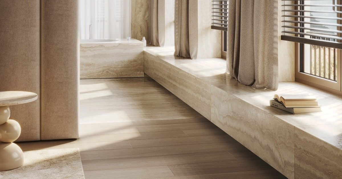 Травертин: актуальная элегантность, созданная природой