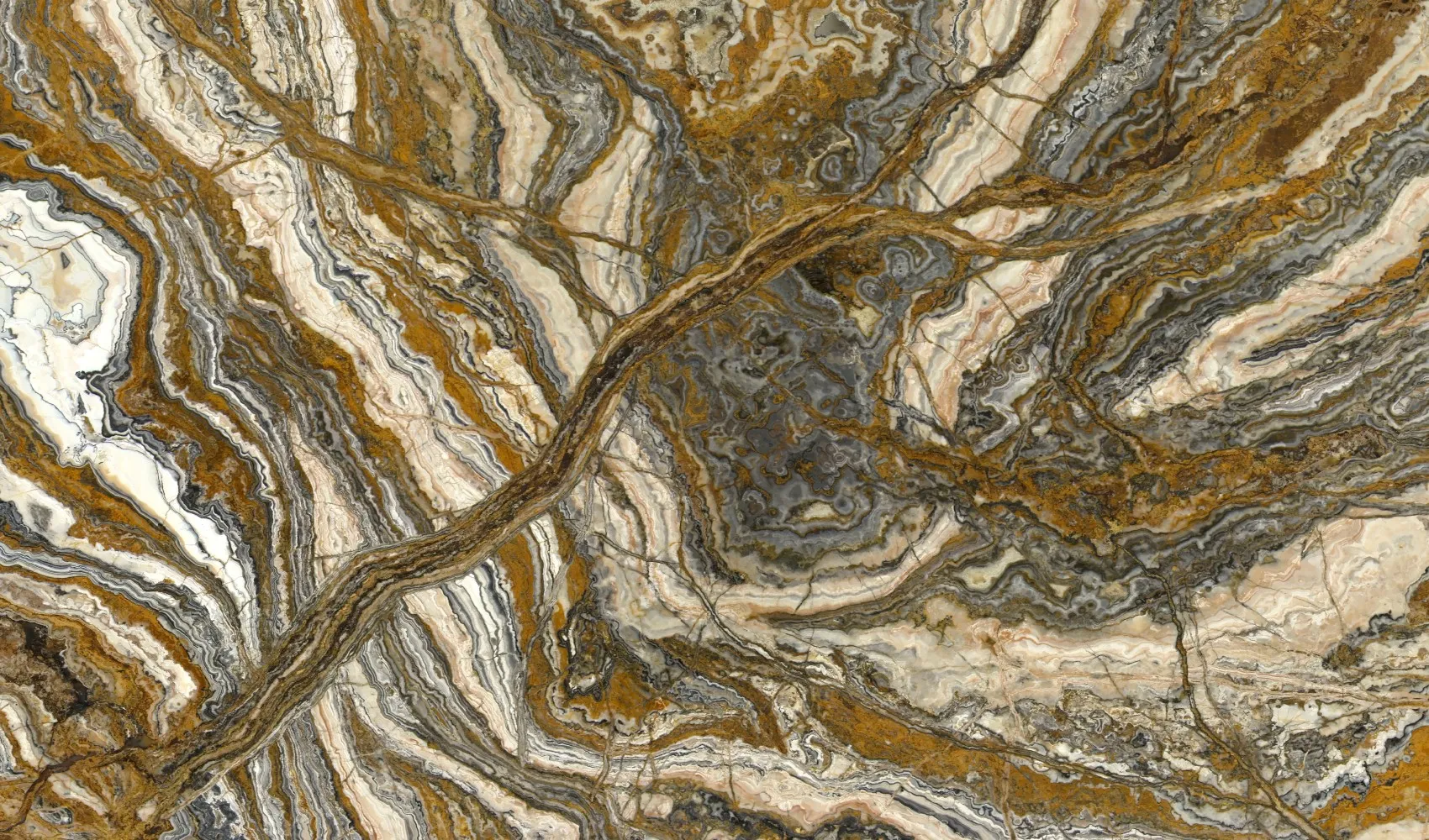 Travertine Green Vein